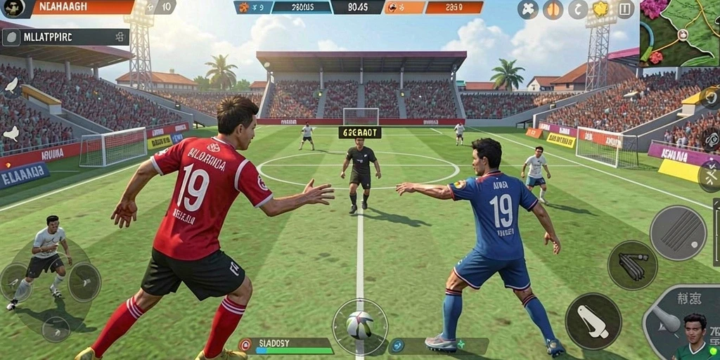 Menampilkan karakter utama dalam misi yang menarik.