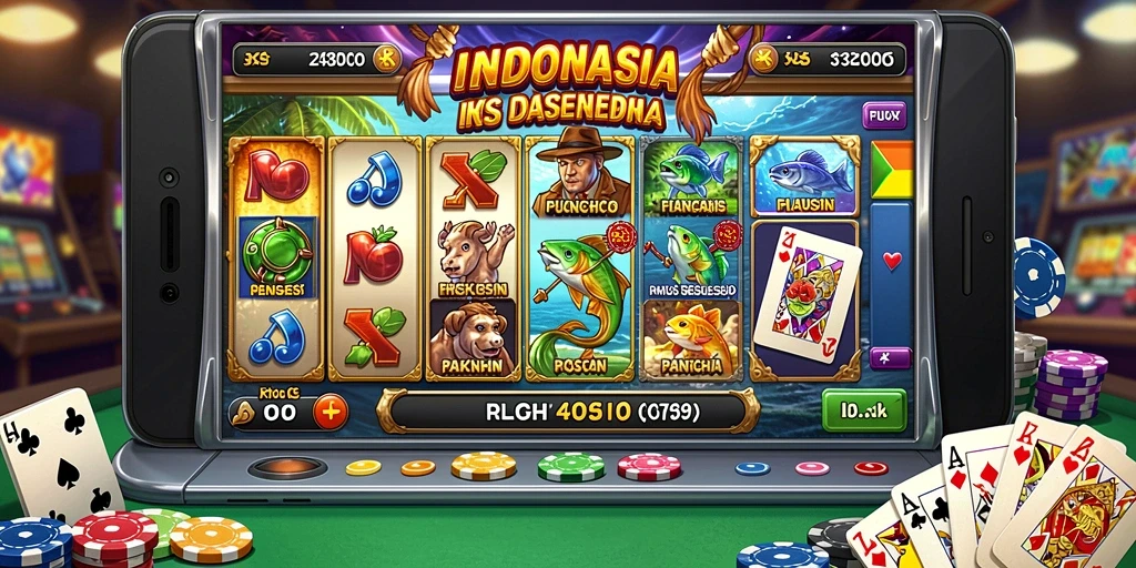 Screenshot menampilkan antarmuka permainan slot yang menarik.