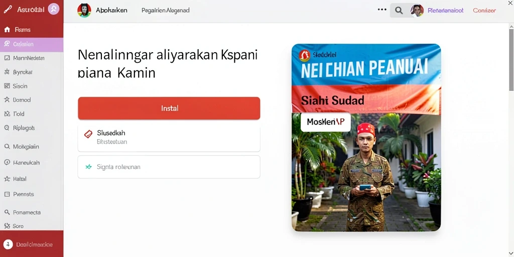 Tampilan antarmuka yang bersih dan menarik.