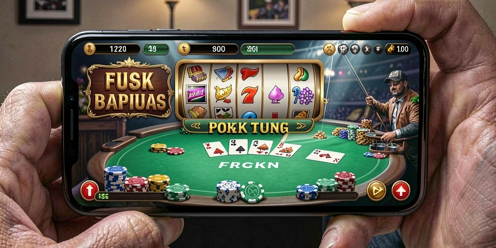 Tampilan awal game yang menarik dan penuh warna.