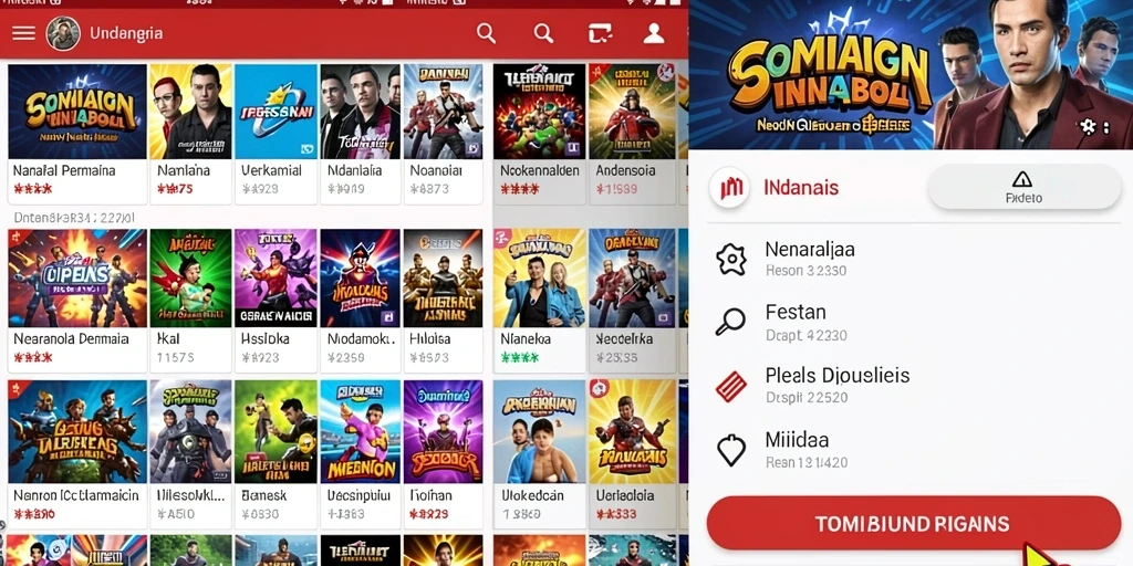 Screenshot menampilkan karakter utama dalam aksi.