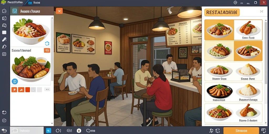 Tampilan antarmuka yang user-friendly.