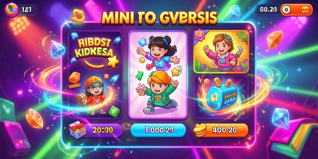 Tampilan grafis yang menawan dan warna-warni.