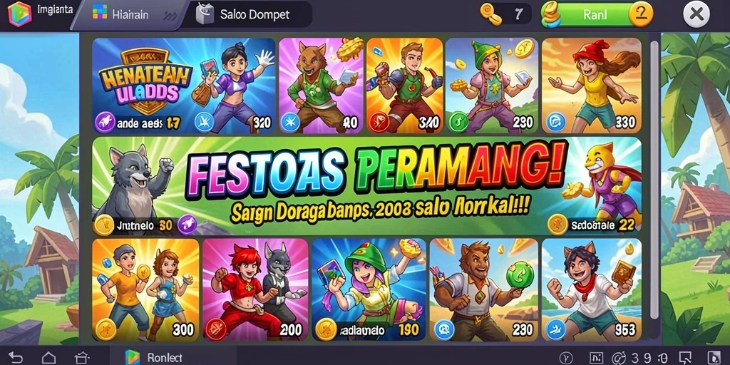 Tampilan antarmuka pengguna yang menarik.