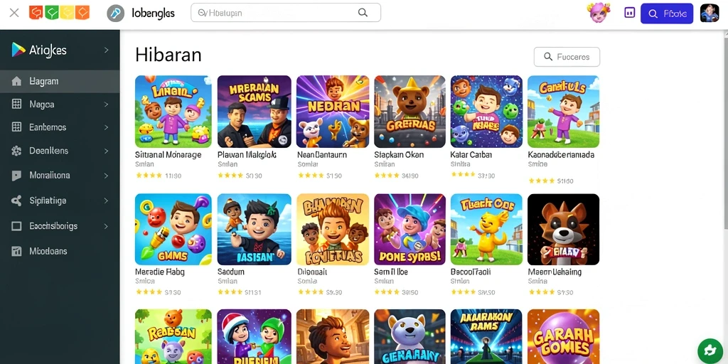 Screenshot menampilkan antarmuka permainan yang menarik.