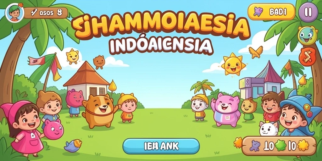 Screenshot menampilkan aksi epik karakter dalam pertempuran.