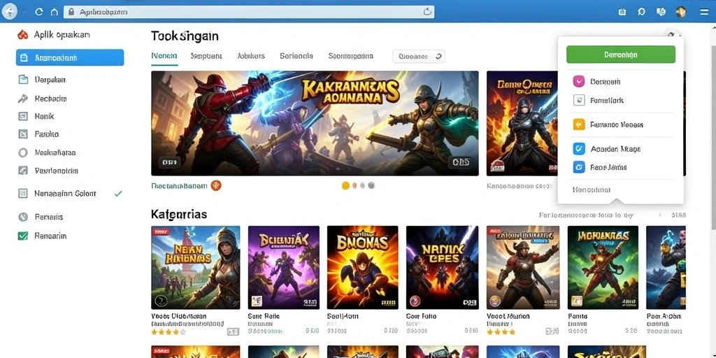 Gambar tampilan awal MEKAR99 yang menarik.
