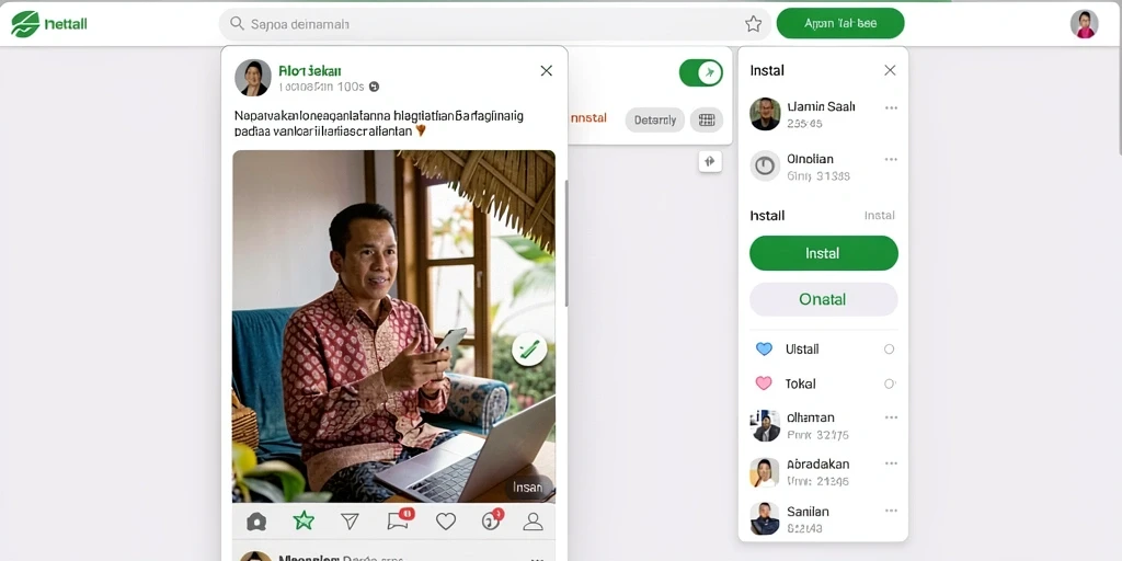 Tampilan antarmuka yang menarik dan mudah digunakan.