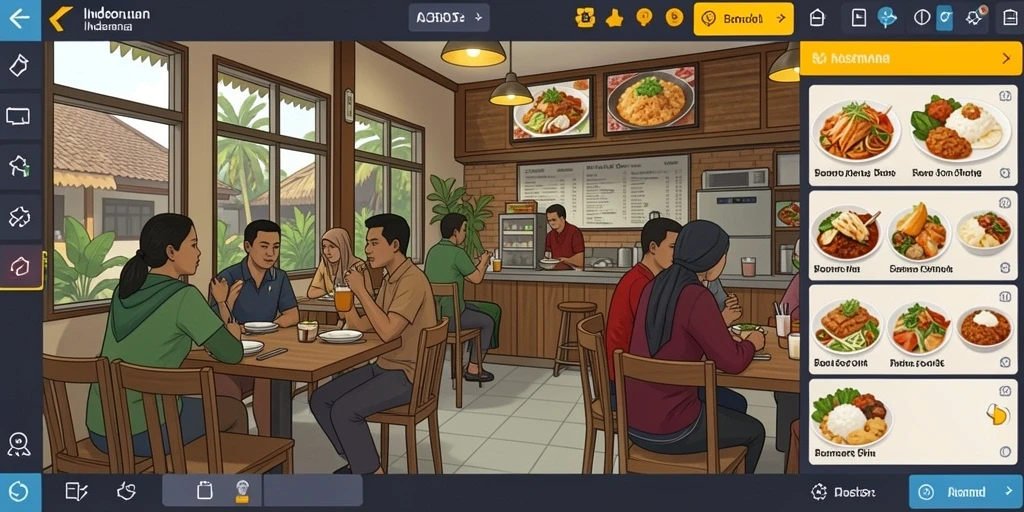 Tampilan antarmuka pengguna yang sederhana dan menarik.