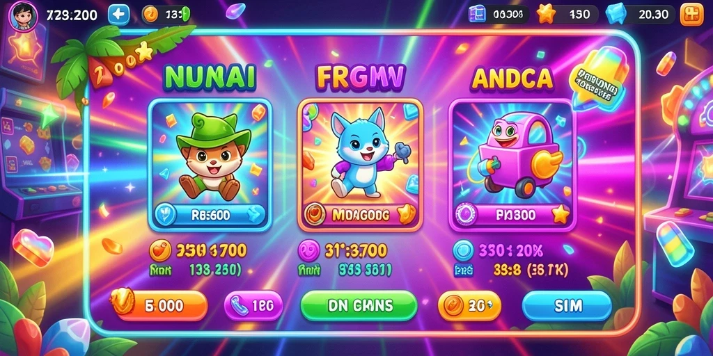 Tangkapan layar menampilkan grafik yang memukau.