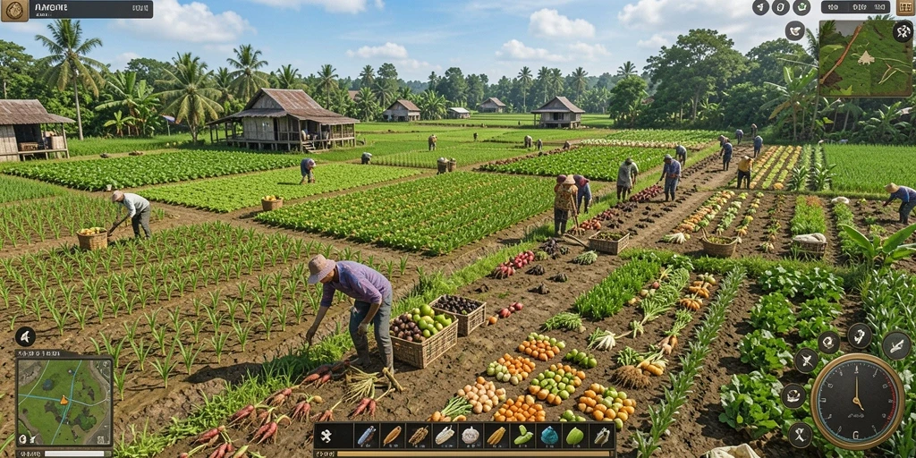 Tampilan menu permainan yang menarik dan intuitif.