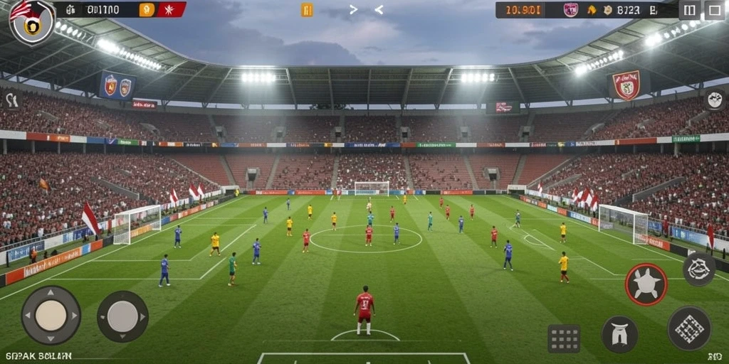Screenshot menunjukkan karakter utama dalam aksi seru.