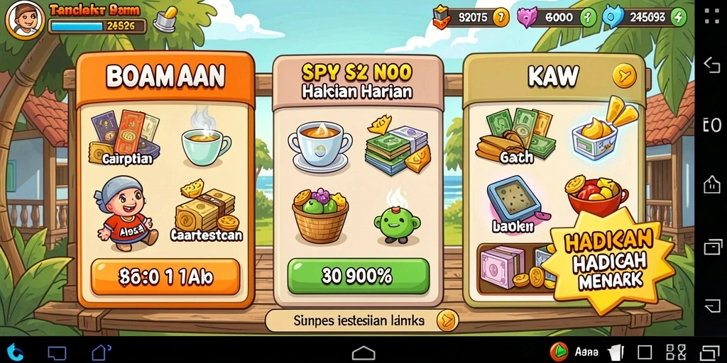 Tampilan grafis yang menawan dan berwarna-warni.