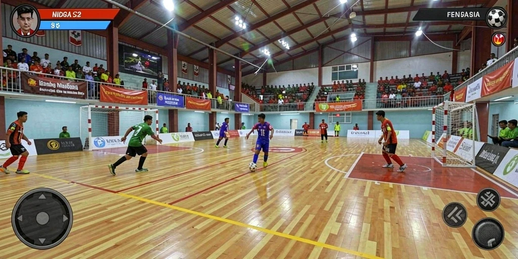 Tampilan grafis yang cerah dan menarik.