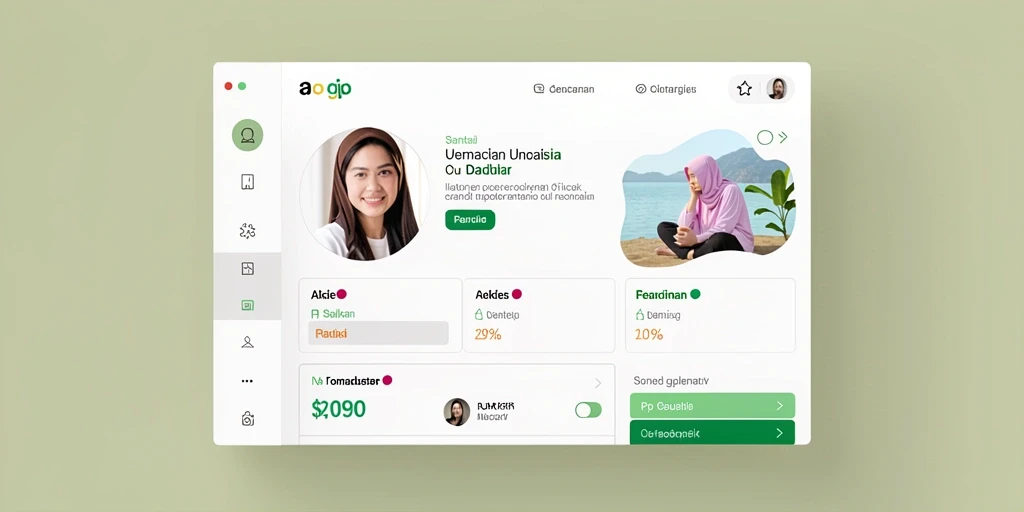 Tampilan awal yang menarik dan mudah dipahami.